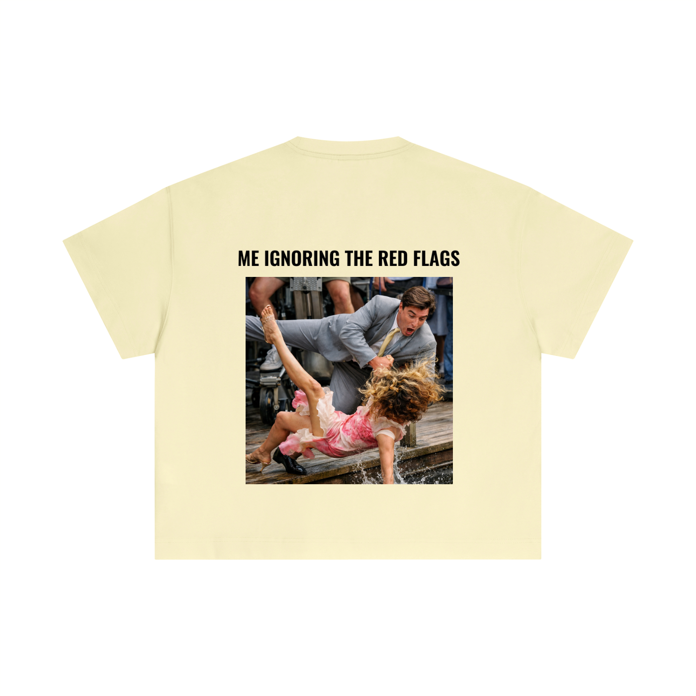 red flag,t shirt,graphic,love,breakup,situationship,carrie bradshaw