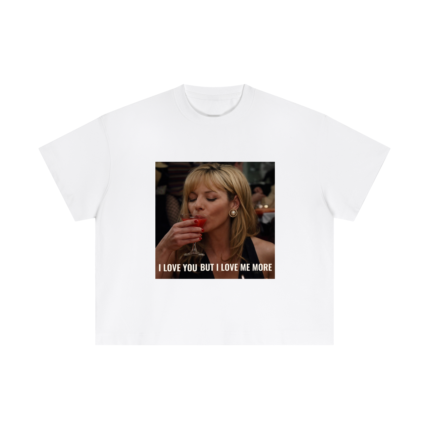 samantha jones,t shirt,graphic,love,girlpower,nyc