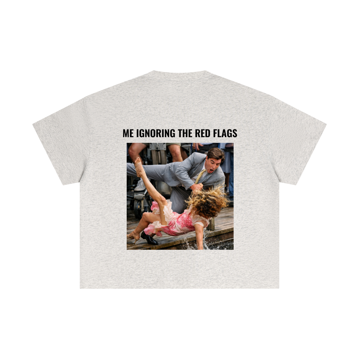 red flag,t shirt,graphic,love,breakup,situationship,carrie bradshaw